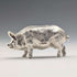 1999 British Vintage Sterling Silver Miniature Pig Figurine, 66g, John Silvant & Marguerite Jones