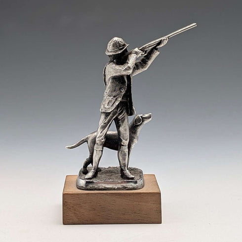 1979 British Vintage Sterling Silver Hunter Miniature Figurine, 72g, Ammonite Ltd