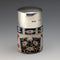 1893 British Antique Silver Lid Imari Pattern Ceramic Bottle Jar by Saunders & Shepherd