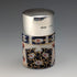 1893 British Antique Silver Lid Imari Pattern Ceramic Bottle Jar by Saunders & Shepherd