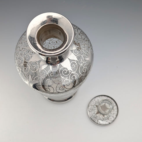 1950年代法國復古銀覆層玻璃滗水器,聖格拉爾