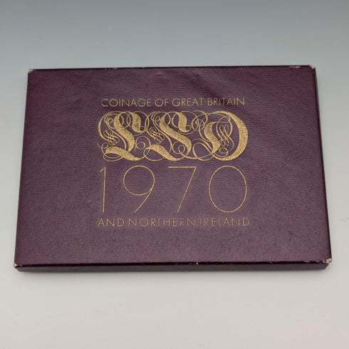 1970 年英國十進制前硬幣,8 枚一套,皇家鑄幣廠