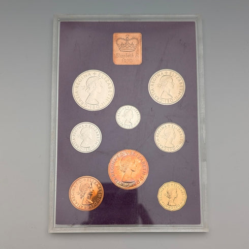 1970 年英國十進制前硬幣,8 枚一套,皇家鑄幣廠