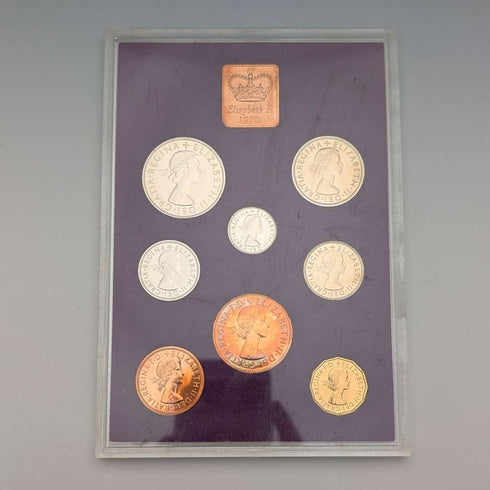 1970年 英国 貨幣制度10進法化前 硬貨コイン8枚セット Royal Mint