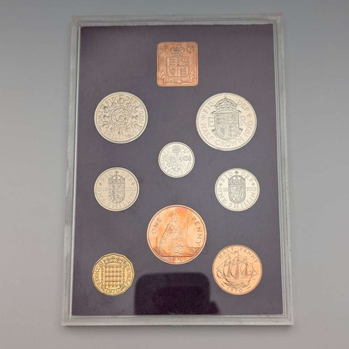 1970年 英国 貨幣制度10進法化前 硬貨コイン8枚セット Royal Mint