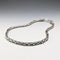 Vintage Sterling Silver Byzantine Chain Necklace, 46cm, 98g