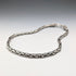 Vintage Sterling Silver Byzantine Chain Necklace, 46cm, 98g