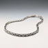 Vintage Sterling Silver Byzantine Chain Necklace, 46cm, 98g