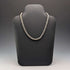 Vintage Sterling Silver Byzantine Chain Necklace, 46cm, 98g