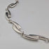 Vintage Sterling Silver Fancy Link Chain Necklace, 42cm, 23g, FOSSIL