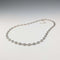Vintage Sterling Silver Modernist Link Chain Necklace, 42cm, 28g, FOSSIL