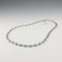 Vintage Sterling Silver Modernist Link Chain Necklace, 42cm, 28g, FOSSIL