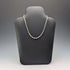Vintage Sterling Silver Modernist Link Chain Necklace, 42cm, 28g, FOSSIL