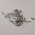 Vintage Sterling Silver Modernist Link Chain Necklace, 42cm, 28g, FOSSIL