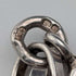 British Vintage Sterling Silver Double Azuki Chain Necklace, 55cm, 30g, B&P