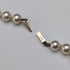 British Vintage Pearl Necklace, 70cm, 9ct Gold Clasp, with Case, Ciro