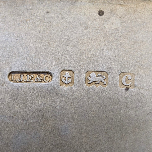 1902 年英國古董純銀煙盒,75 克,IJ Evens & Co.