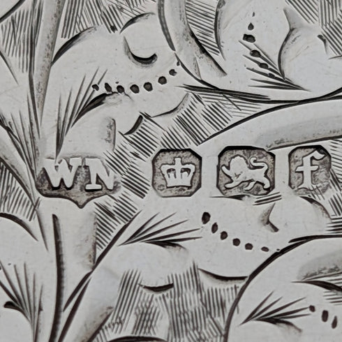 1898 年英國古董純銀煙盒,69 克,威廉尼爾