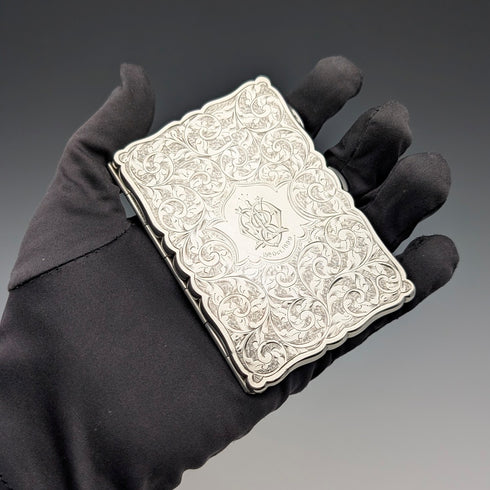 1898 年英國古董純銀煙盒,69 克,威廉尼爾