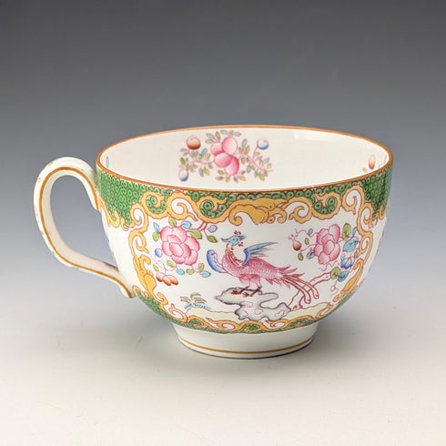 20世紀前半 英国ミントン ティーカップ&ソーサー コカトリス グリーン