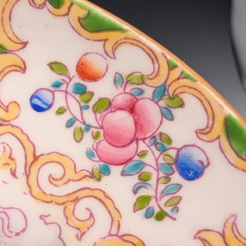 20世紀前半 英国ミントン ティーカップ&ソーサー コカトリス グリーン