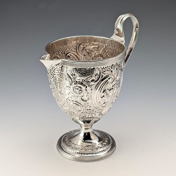 1792 British Antique Sterling Silver Cream Jug, 170g, Robert Hennell I
