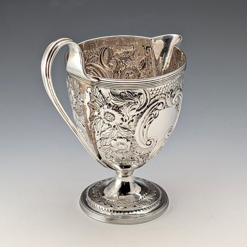 1792年 英国アンティーク 純銀製クリームジャグ 170g Robert Hennell I