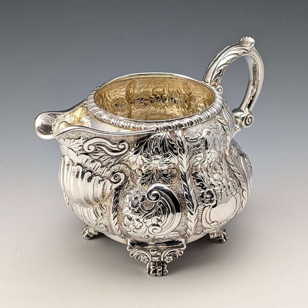 1832年 英国アンティーク アイルランド 純銀製ジャグ 314g EDWARD CROFTON