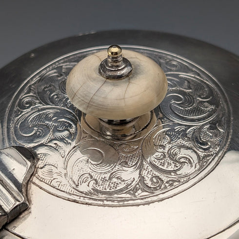 約1905年英國古董鍍銀茶壺,約翰·亨利·波特製作