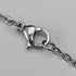 Vintage sterling silver two-tone mother-of-pearl pendant with necklace