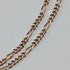 Antique 9ct gold cross pendant with 9ct gold necklace chain