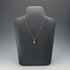 British Vintage 9ct Gold Enamel Fish Pendant with 9ct Gold Chain and Carissima Case