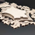 Circa 1894 British Antique Fancy Link Sterling Silver Albert Chain, 44g, Sterling Silver Medal Fob