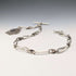 Circa 1894 British Antique Fancy Link Sterling Silver Albert Chain, 44g, Sterling Silver Medal Fob