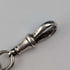 Circa 1894 British Antique Fancy Link Sterling Silver Albert Chain, 44g, Sterling Silver Medal Fob