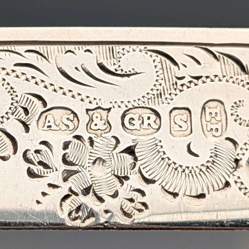 Late 19th Century British Antique Mother-of-Pearl Handle Tea Cutlery (5 Pairs) by Christopher Johnson