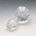 1983 British Vintage Cut Glass Square Decanter with Sterling Silver Decoration, Garrard & Co.