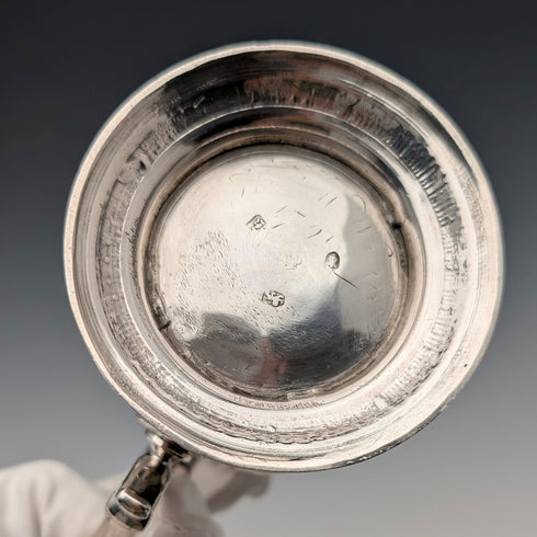 1765 年喬治亞風格花卉純銀馬克杯,201 克,Walter Brind