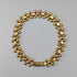 Vintage gold plated beaded bracelet