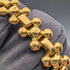 Vintage gold plated beaded bracelet