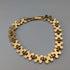 Vintage gold plated beaded bracelet
