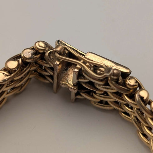 Vintage Rold Gold Mesh Bracelet