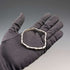 British Vintage Sterling Silver Panel Link Bracelet, 32g, WSG