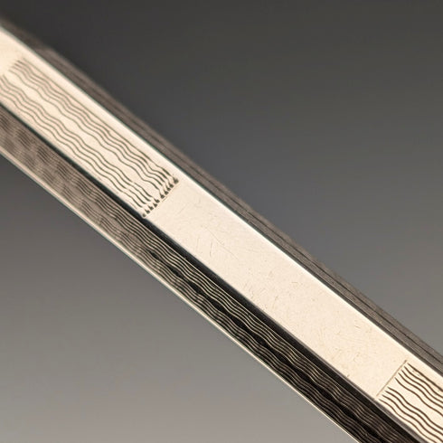 1947年英國Yard-O-Lette純銀六角形推拉式迷你鉛筆