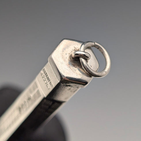 1947年英國Yard-O-Lette純銀六角形推拉式迷你鉛筆