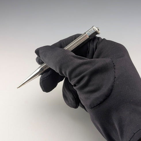 1947年英國Yard-O-Lette純銀六角形推拉式迷你鉛筆