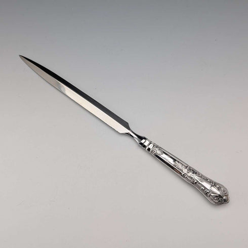 1971年 英国ヴィンテージ 純銀製ハンドル レターオープナー ケース入 極美品 Harrison Brothers