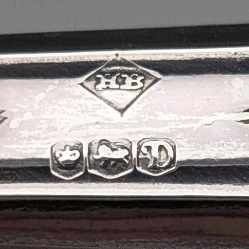 1971 British Vintage Sterling Silver Letter Opener with Case, Excellent Condition, Harrison Brothers