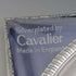 Vintage British silver-plated round tray, 21cm diameter, Cavalier, unopened