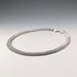 Vintage Sterling Silver Flat Snake Chain Necklace, 45cm, 54g